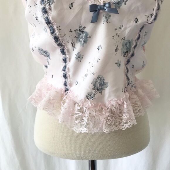 Vintage intimate details intimes night top size S - Picture 3 of 8